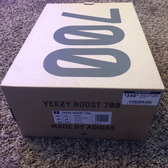 Yeezy 700 v1 inertia (used) - Picture 2 of 9